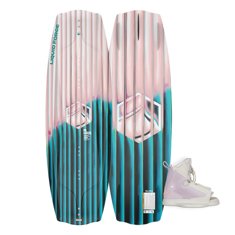 2026 Liquid Force Angel Wakeboard and Plush Bindings Package