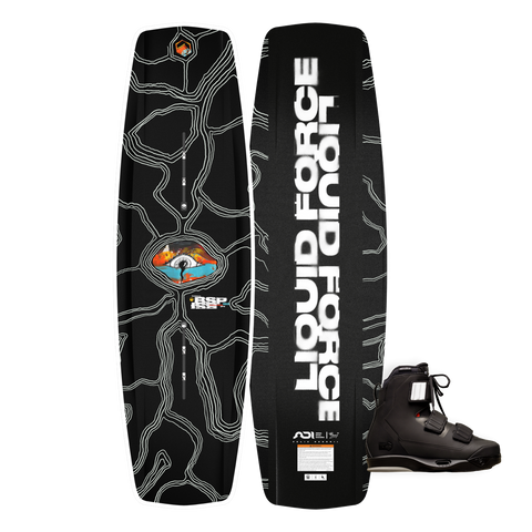 2026 Liquid Force Butterstick Pro Park Wakeboard and Hook 4D Bindings Package