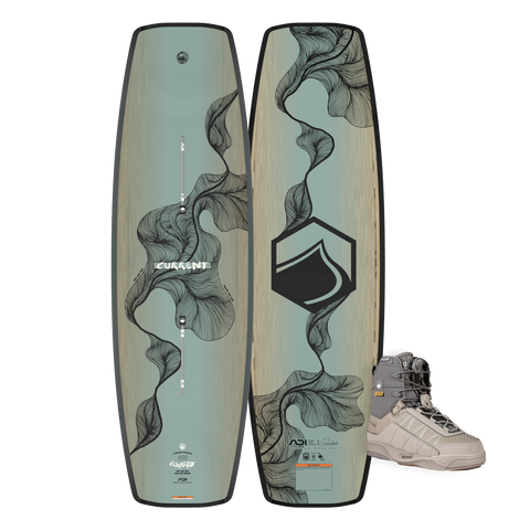 2026 Liquid Force Current Park Wakeboard and Peak 4D Bindings Package