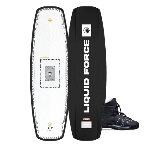 2026 Liquid Force FLX Park Wakeboard and TAO Bindings Package