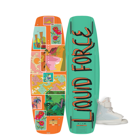 2026 Liquid Force Holiday Future Series Park Wakeboard and Dream Bindings Package