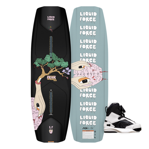 2026 Liquid Force Peak Park Wakeboard and Terra 6X Bindings Package