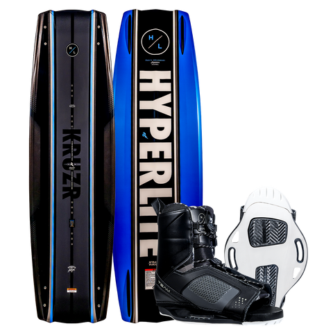 2026 Hyperlite Kruzr Wakeboard with Team OT Bindings