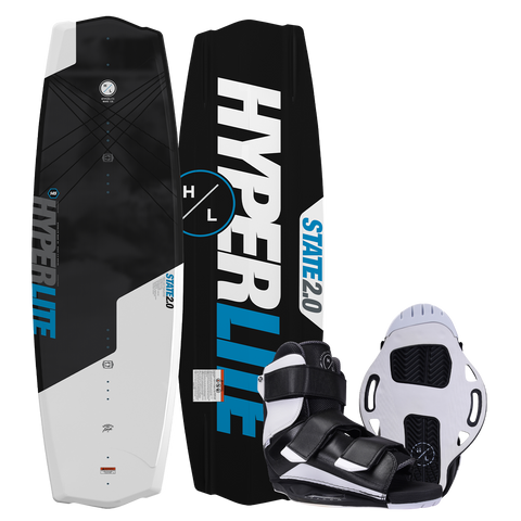 2026 Hyperlite State 2.0 Wakeboard with Formula Bindings