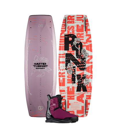 2026 Ronix Quarter 'Til Midnight Wakeboard with Rise Boots