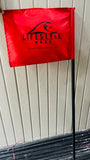 NEW Deluxe Lifestyle Wake Skier Down Flag