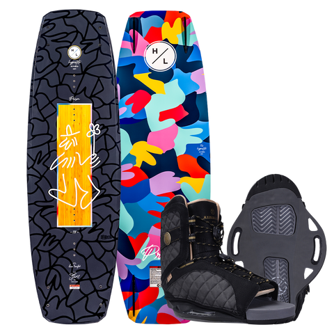 2026 Hyperlite Women's Prizm Wakeboard with Syn Bindings