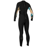 O'NEILL WOMEN'S BAHIA 3/2MM BACK ZIP FULL WETSUIT - MIKAH FLOWER