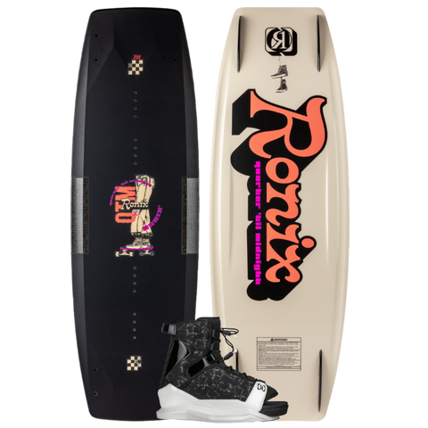 2025 Ronix Quarter 'Til Midnight Wakeboard With Halo Boots