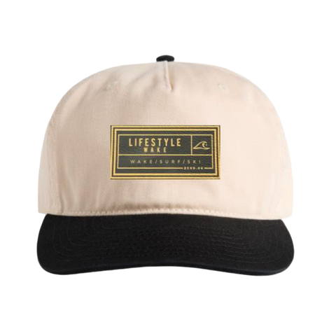 Lifestyle Wake White Patch Hat