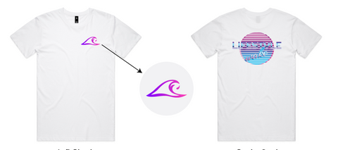 Lifestyle Wake Miami Vice T-Shirt - White