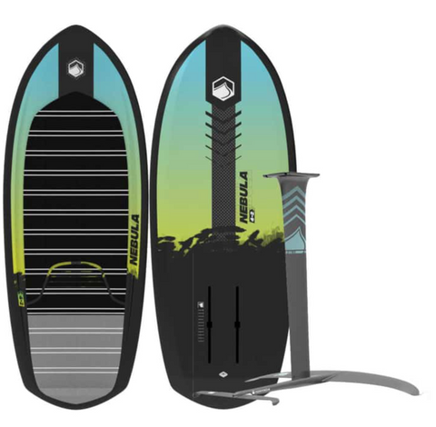 2024 Liquid Force Nebula Foil Board & Carbon Horizon Surf 1200 Foil Set