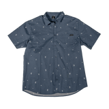 Lifestyle Wake Blue Hawaiian Shirt