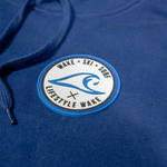 Lifestyle Wake Blue Patch Hoodie