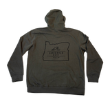 Lifestyle Wake Green Oregon Logo Hoodie