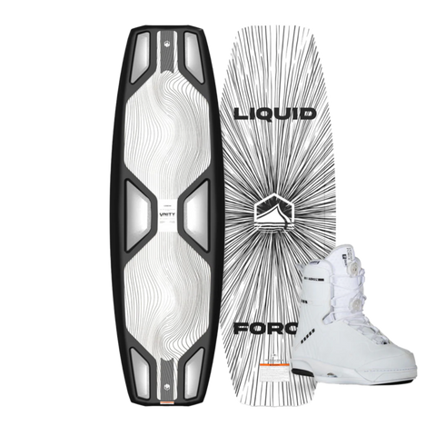 2024 Liquid Force Unity Aero Wakeboard w/ Aero 6X Bindings